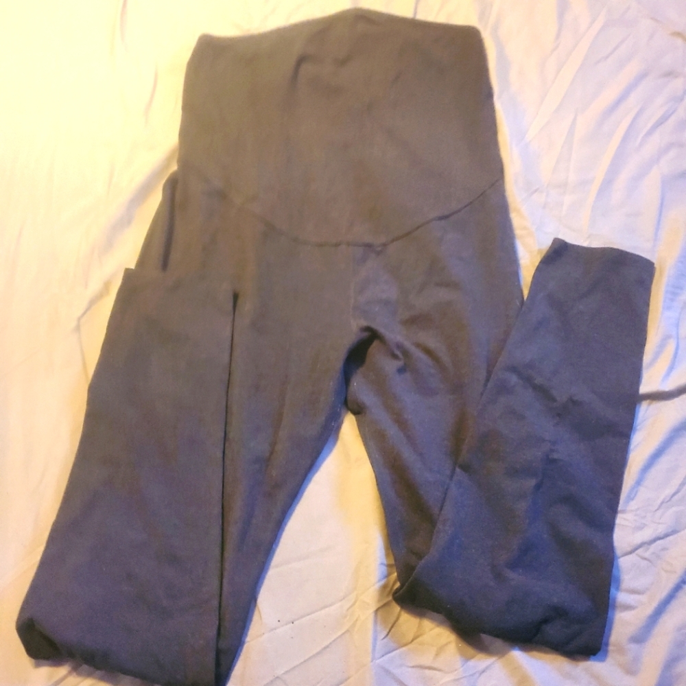 Maternity leggings - gray